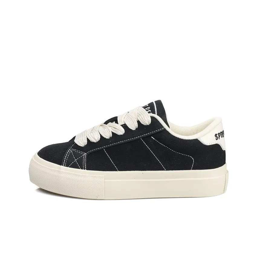 B10CROWN Low Top Canvas Shoes Women's Black