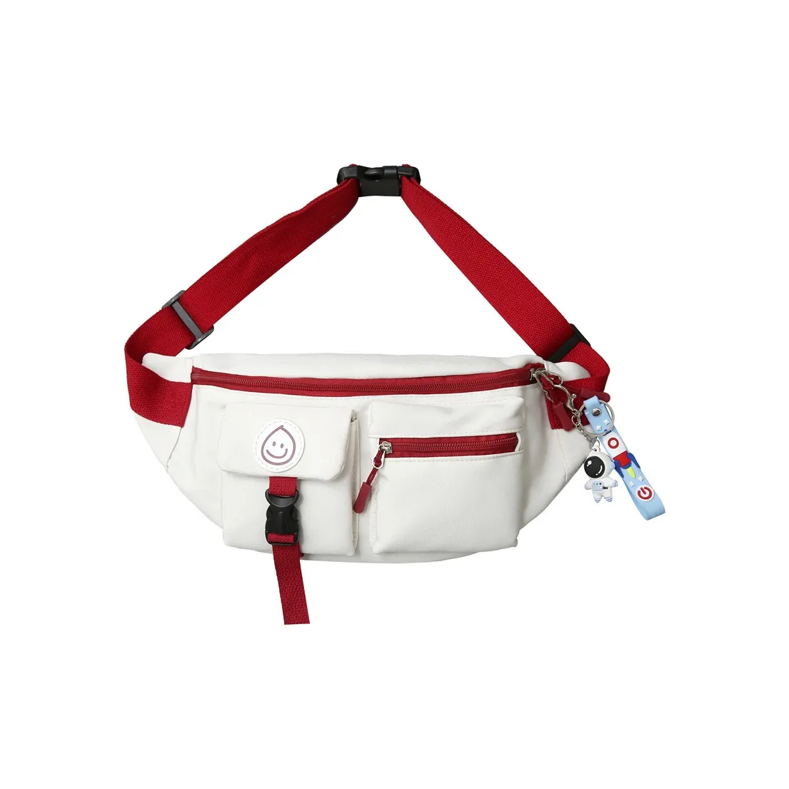 Deli Bear Nylon Sling Bag Regular Unisex White Red/White Blue/Black