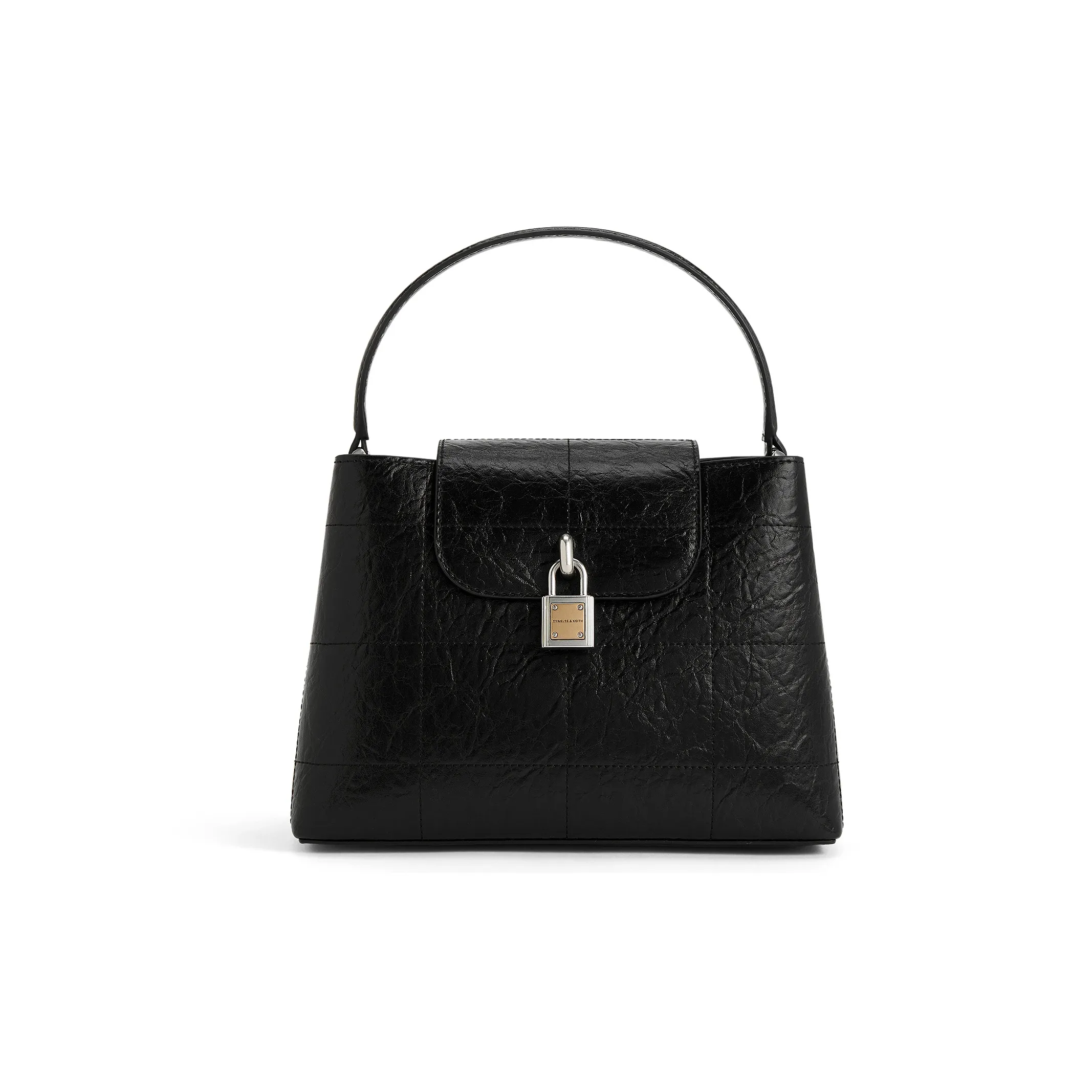 CHARLES KEITH Wedding PU (полиуретан) Синтетическая кожа Маленькая ck Сумка через плечо Маленькая Женская Овсяный Черный