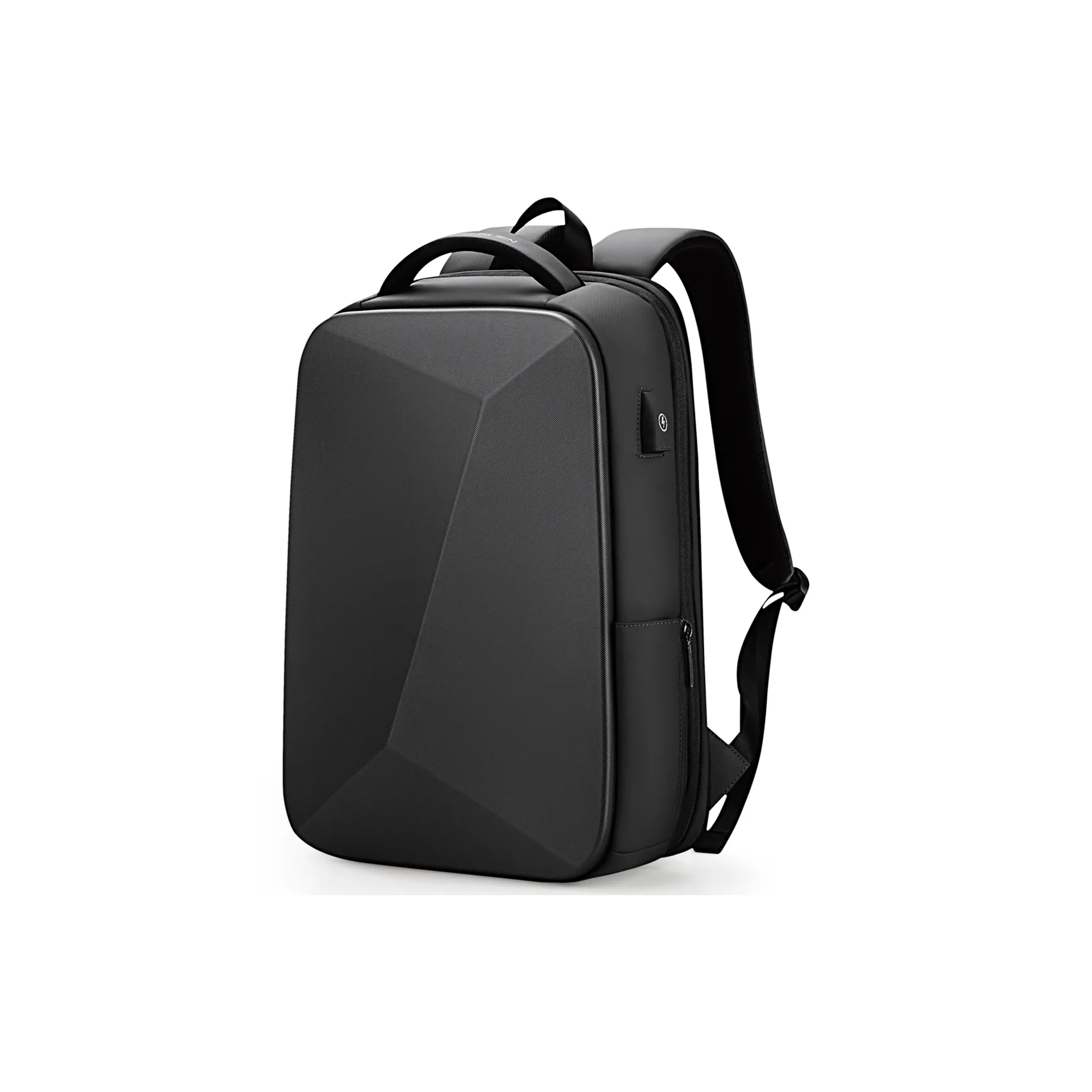 FENRUIEN PC+Oxford Backpack Handbag Large Size Men's Black/Gray