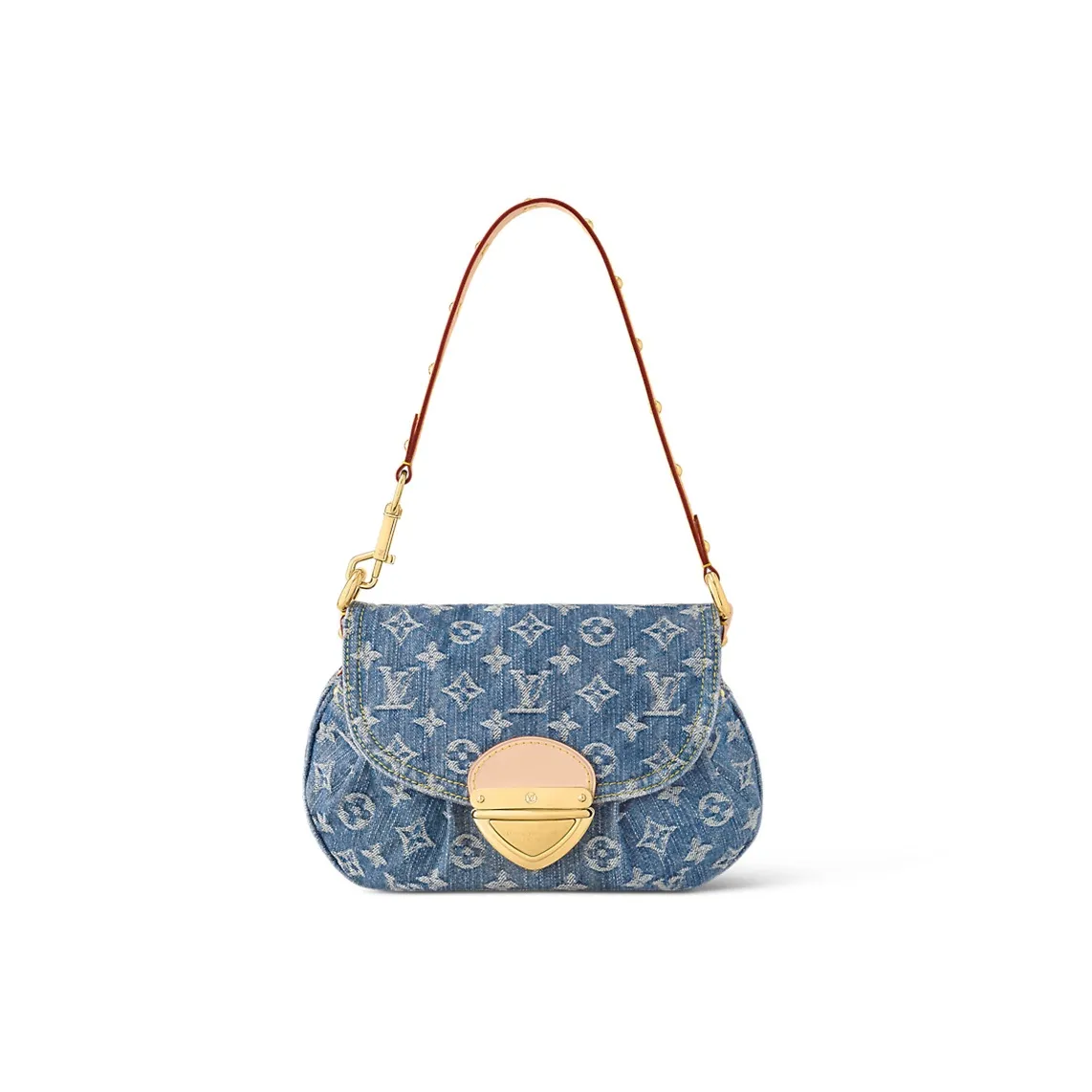 LOUIS VUITTON Sunset Bag Monogram Denim Blue