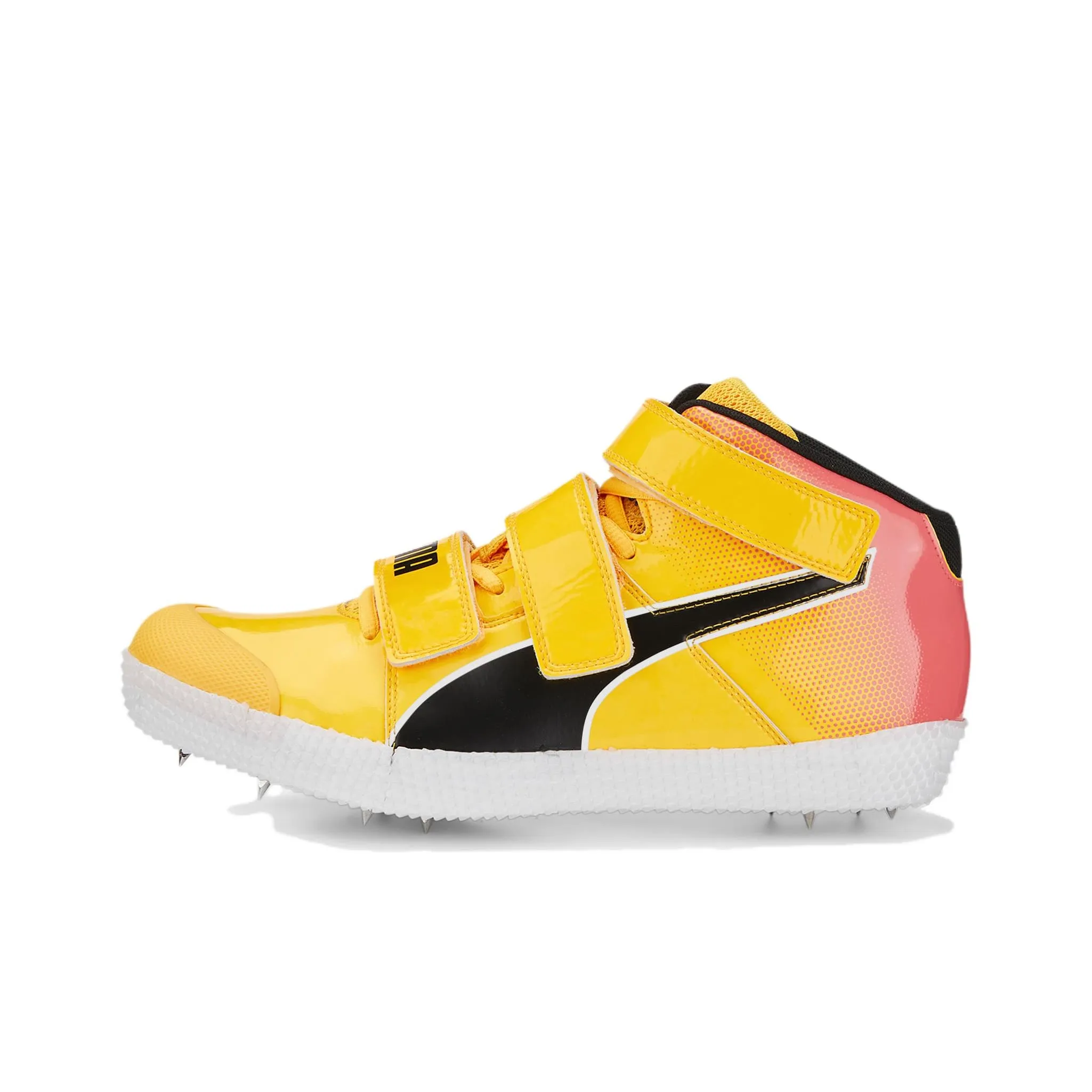 PUMA Shock Absorbers Slip-Resistant MID Топ Повседневные Беговые Кроссовки Мужские Желто-Розовые