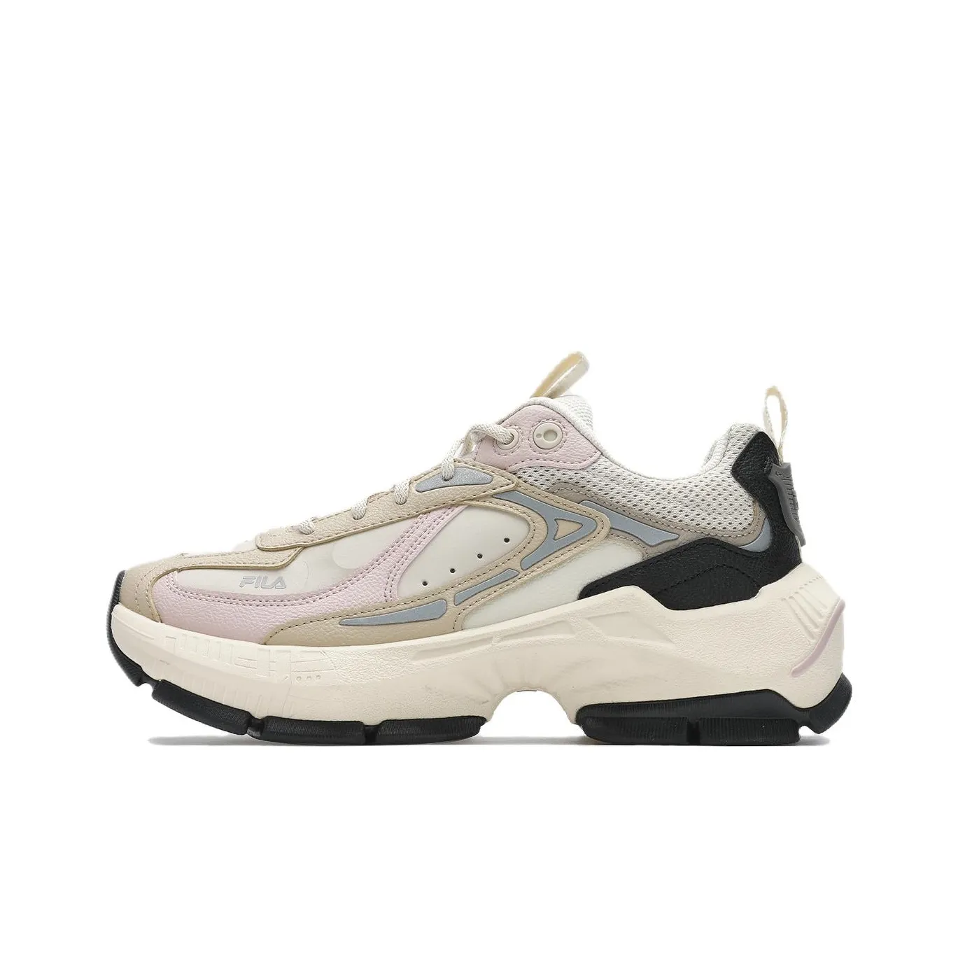 FILA CICLONE Low-Top Casual Shoes Women's Birch Tree Brown Peach Pink