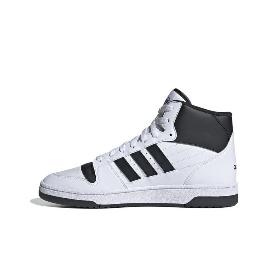 ADIDAS NEO Originals Rivalry Амортизация Износостойкий MID Топ Скейтборд Кроссовки Унисекс Белый Черный