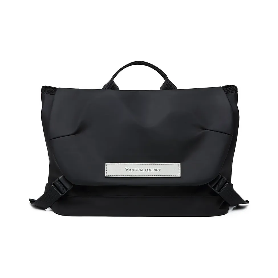 Victorian Traveler Membrana Dermalis Handbag, Shoulder Bag, Crossbody Bag Regular Unisex Black