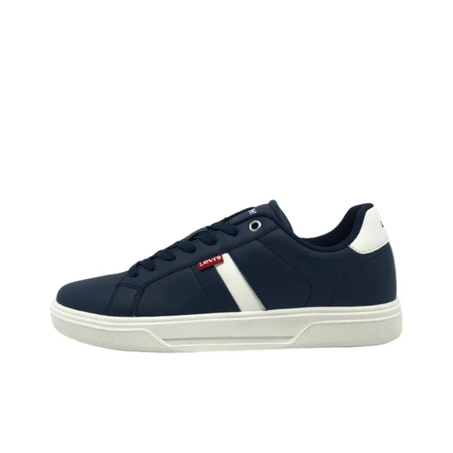 Levi's Anti Slip Wear Resistant Low Top Casual Shoes Men's Blue White