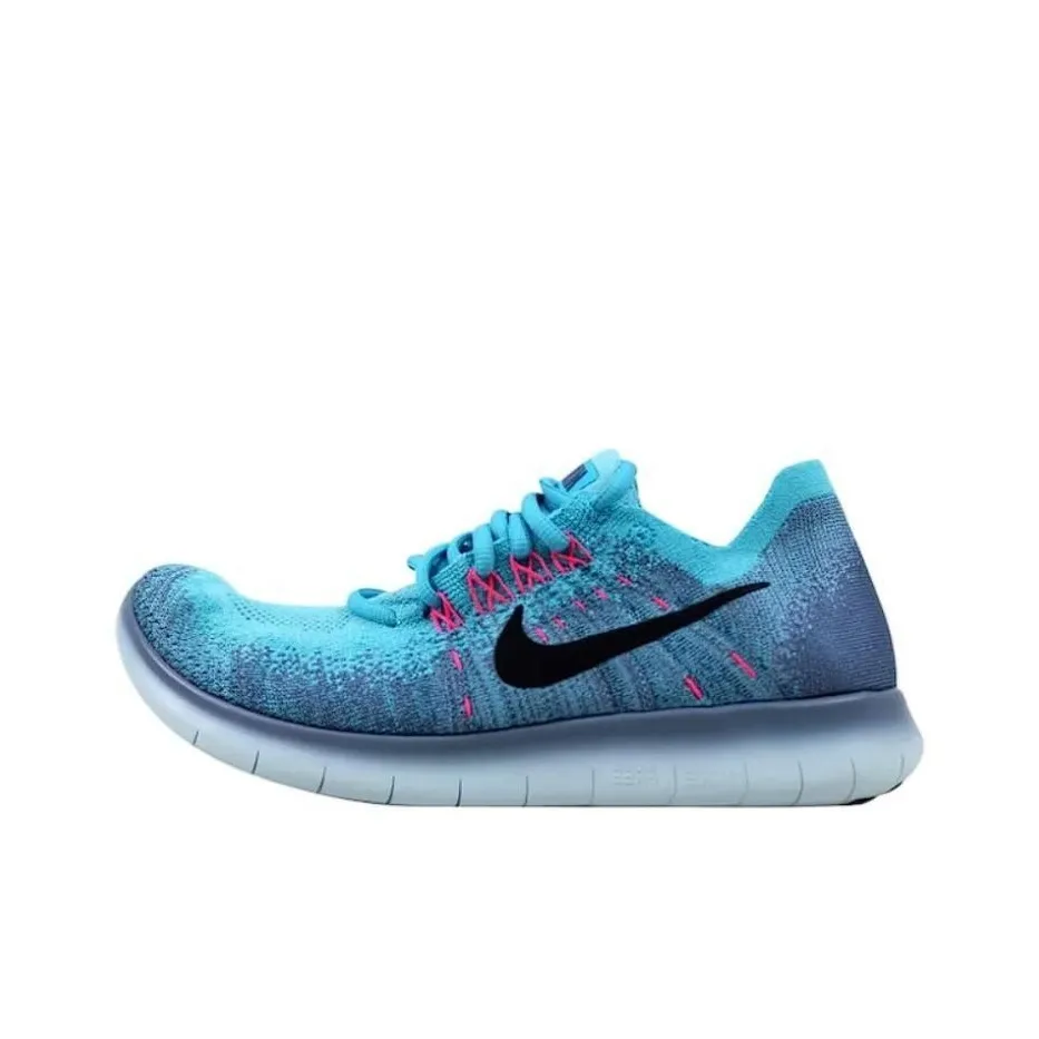 Nike Free Rn Flyknit 2017 Work Blue/Dark Obsidian Women's