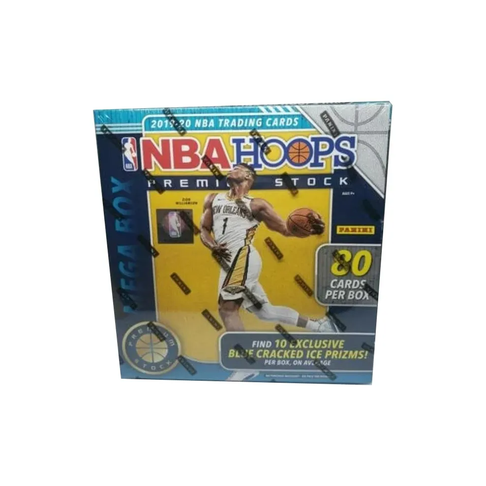 PANINI NBA Баскетбольная карта 2019-2020 Hoops Премиум Stock Mega Bo Спортивные карты 1 коробка