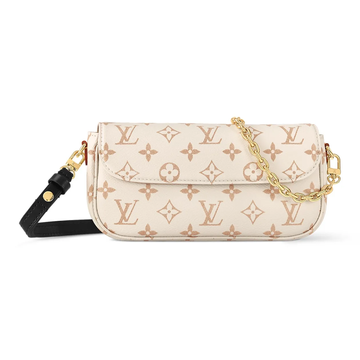 LOUIS VUITTON IVY Canvas Baguette Bag, Portable Crossbody Bag, Shoulder Bag Women's