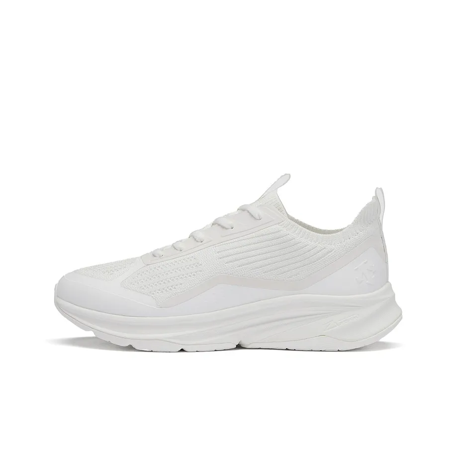 DESCENTE Cushioning, Breathable, And Resilient Design Low Top Casual Running Shoes Women's White