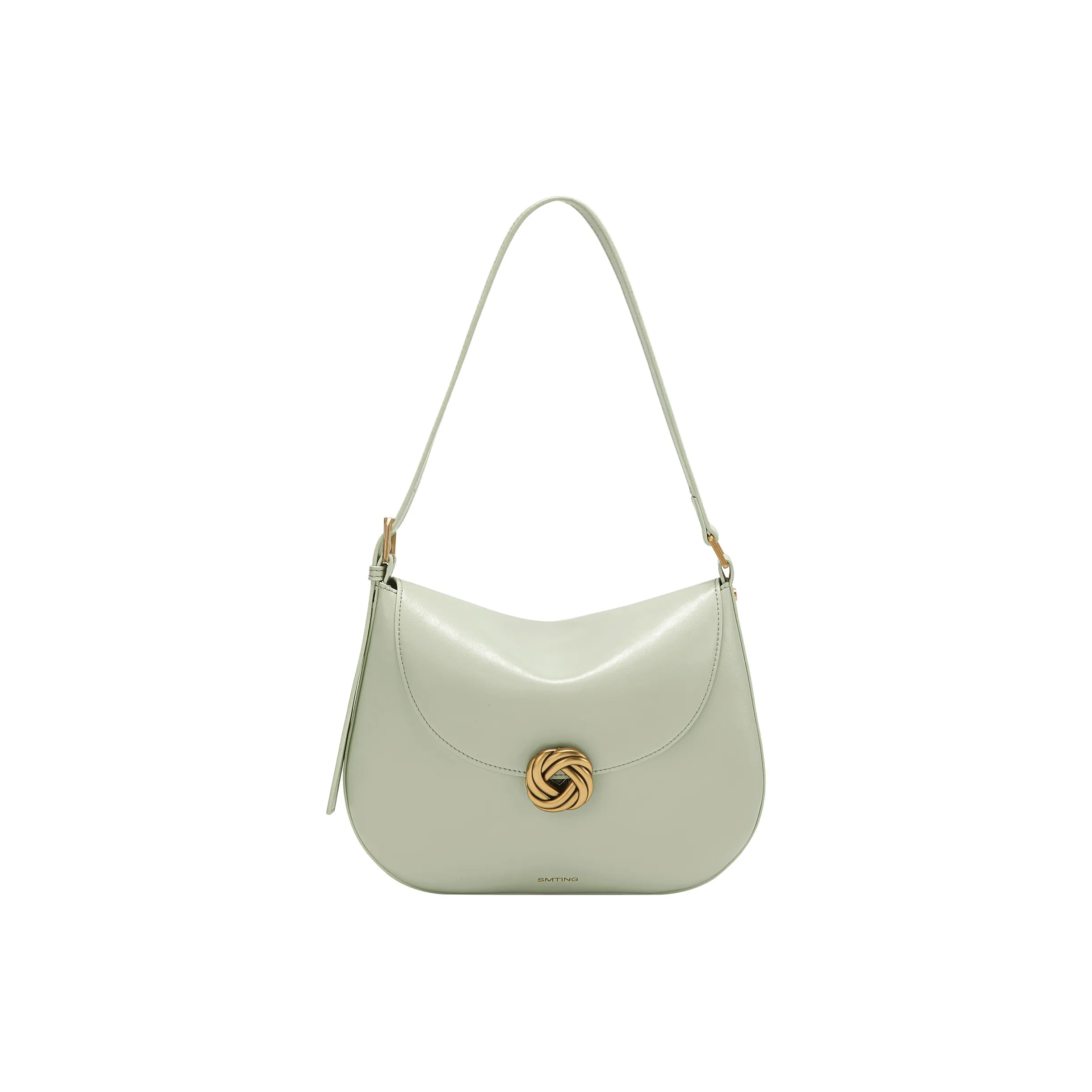 Simedin Сумка через плечо из коровьей кожи женская молочно-белый пузырьково-зеленый