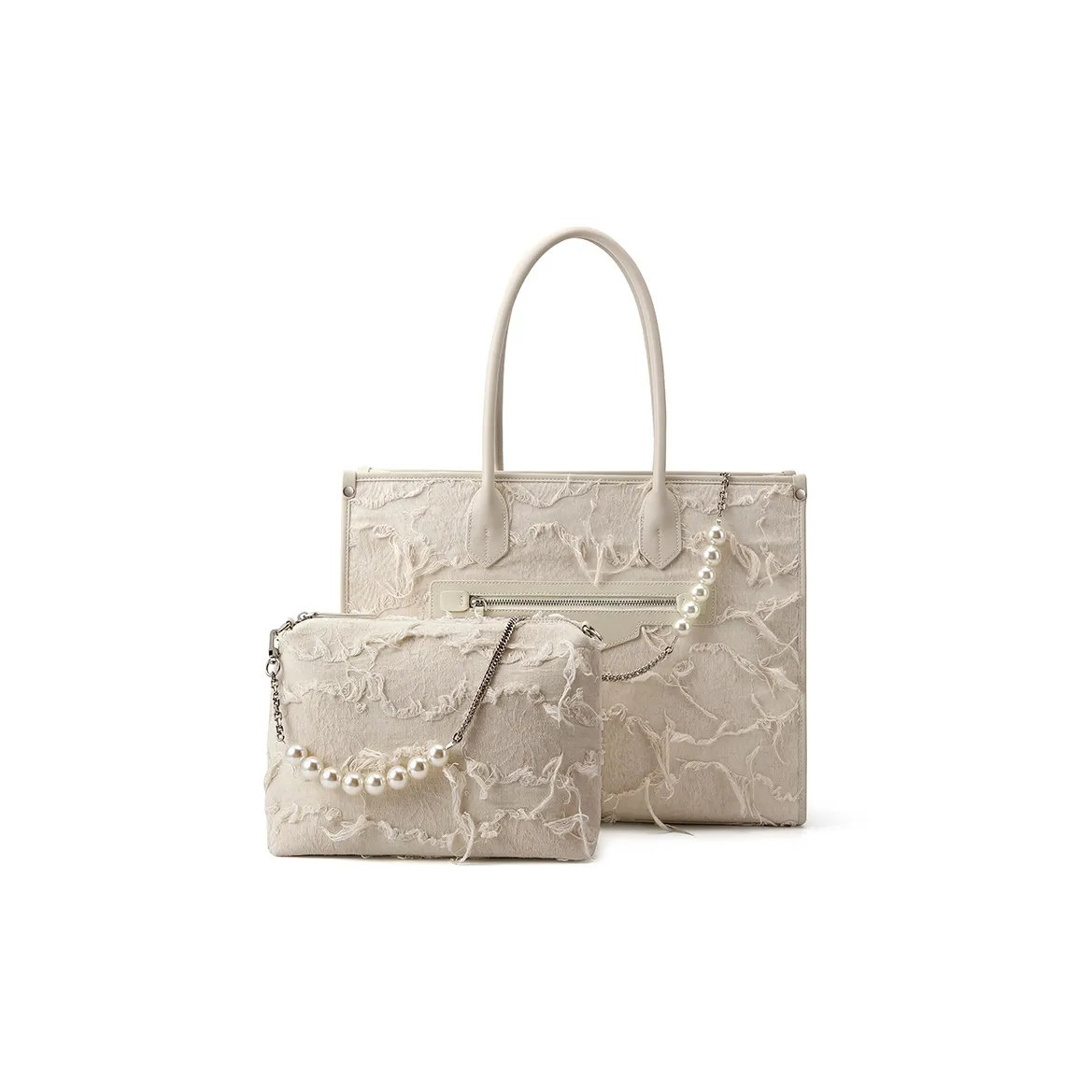 Simedin Коровья кожа Сумка Большая Женская Айвори