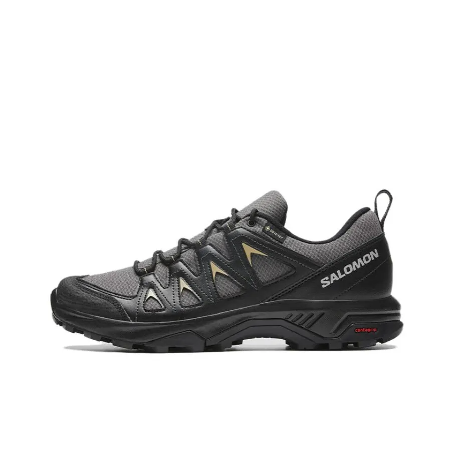 SALOMON X Braze GTX Устойчивый к истиранию Низкий Топ Уличная обувь Мужская Серый