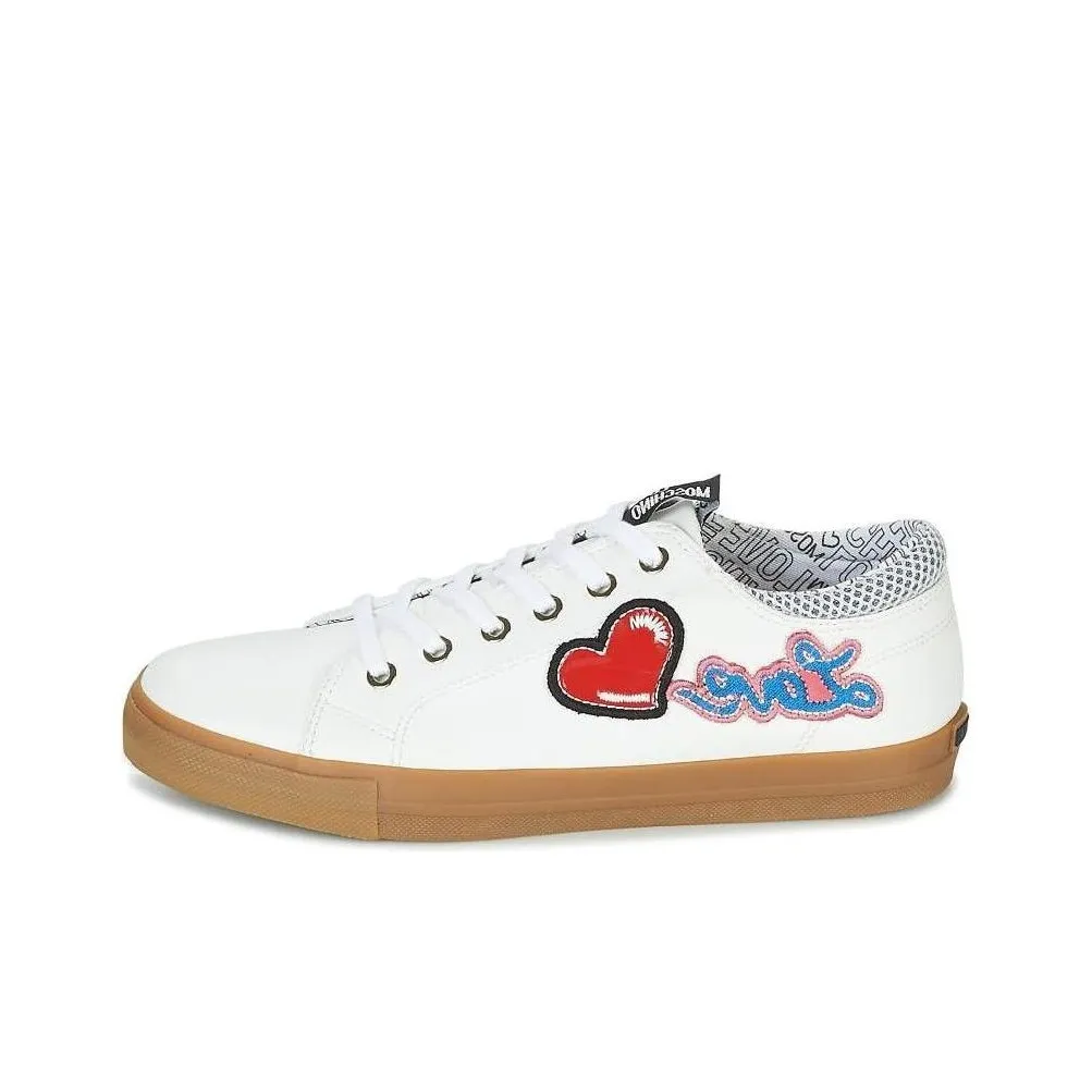 LOVE MOSCHINO Low top Skateboard Shoes Women's White