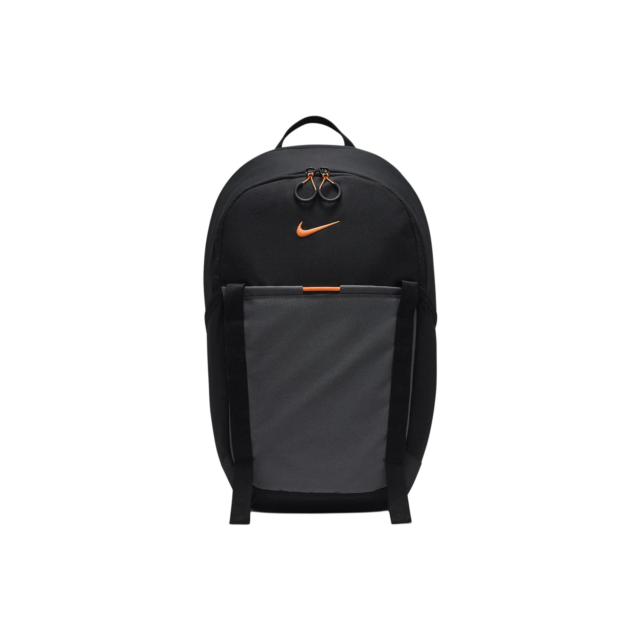 Nike Fabric Backpack Regular Unisex Black & Coal Black & Dutch Orange