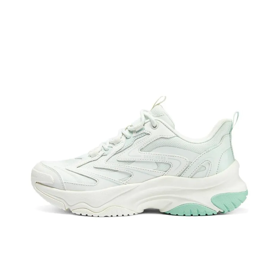 Skechers MOONHIKER Mantle Луна Обувь Низкий Топ Повседневный Женские Белый Зеленый