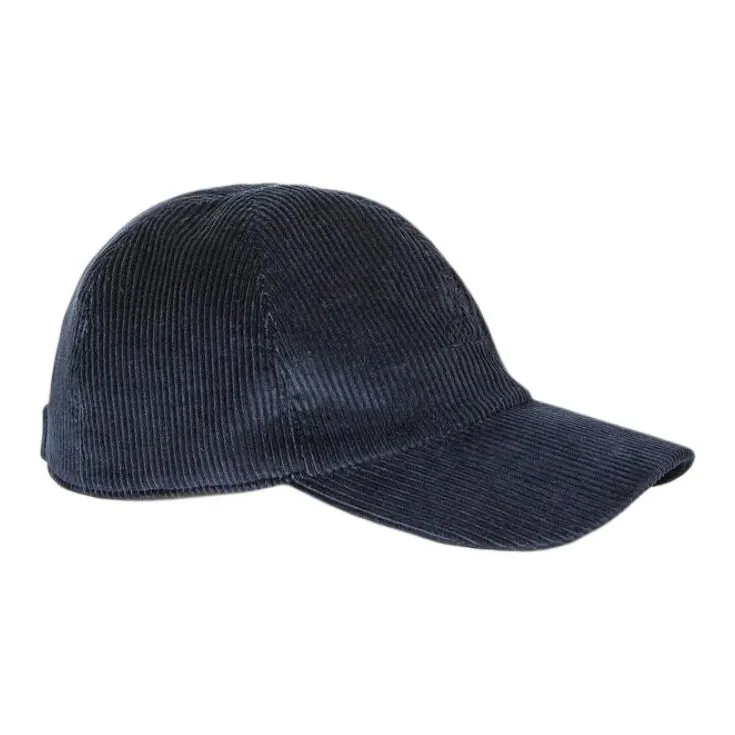 Loro Piana Cotton, Cashmere, Elastane Baseball Caps Men's Blue