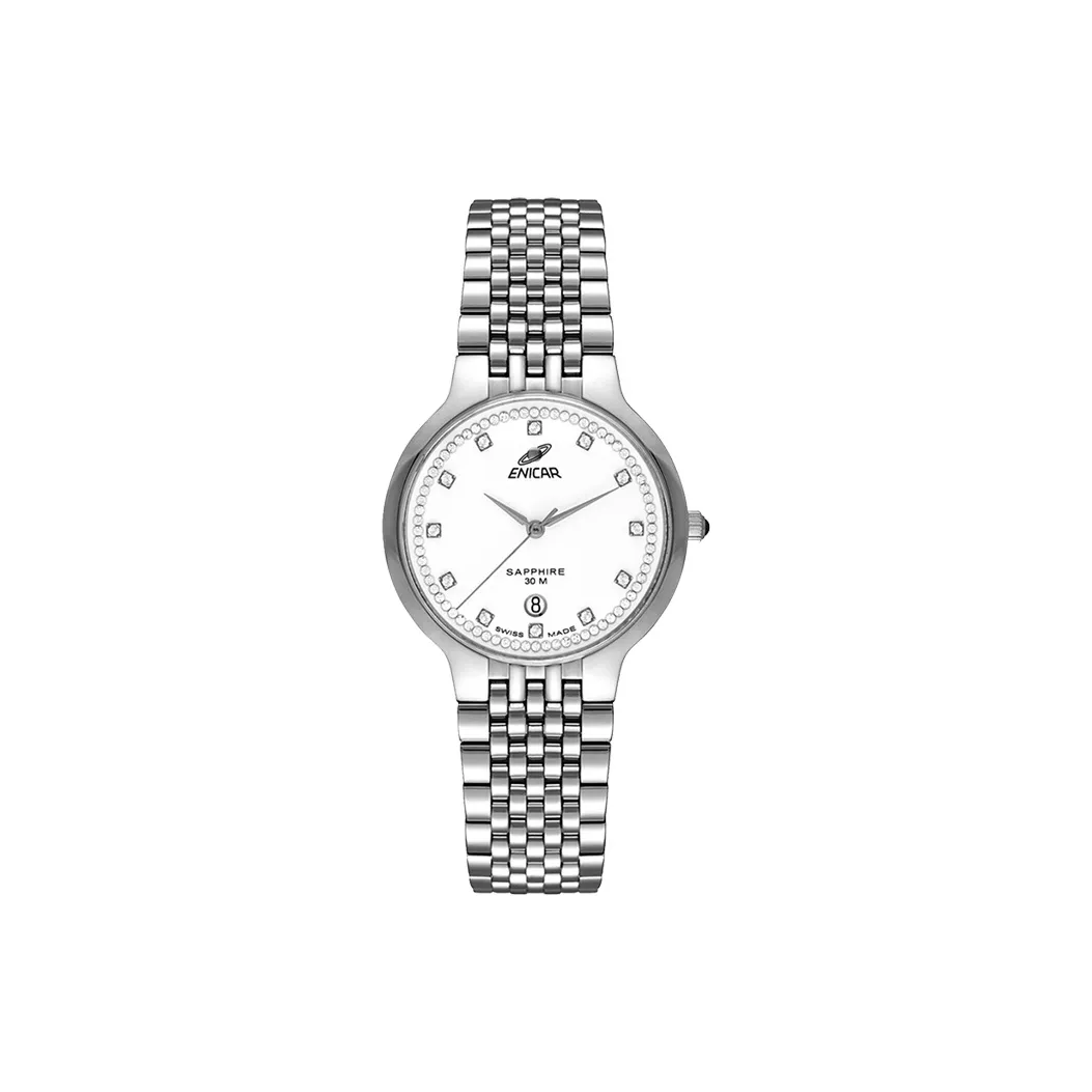 ENICAR Кварцевый Movement Унисекс Часы 36,5мм*36,5мм*16мм Белый