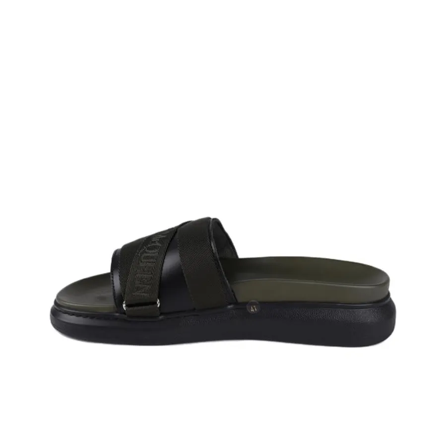 Alexander McQueen Slide Slippers Men's Green