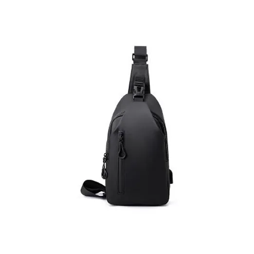 Techson Полиэстер Sling Сумка Стандартная Унисекс Черный Серый