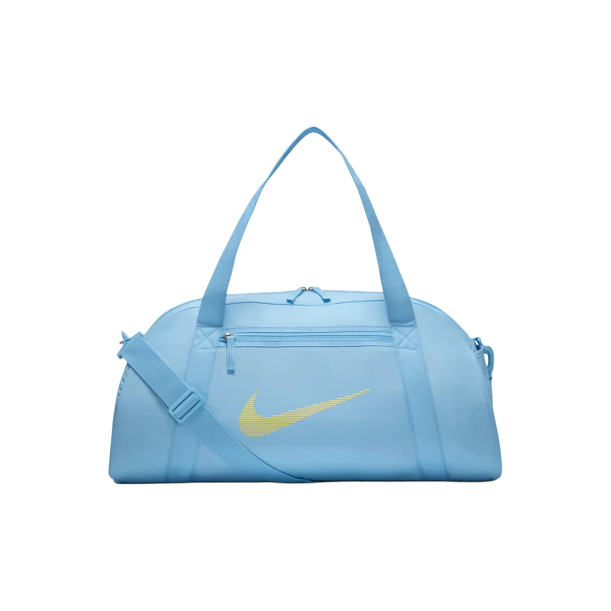 Nike Polyester Handbag, Shoulder Bag, Crossbody Bag, Gym Bag Large Size Unisex Aquarius Blue & Light Laser Orange
