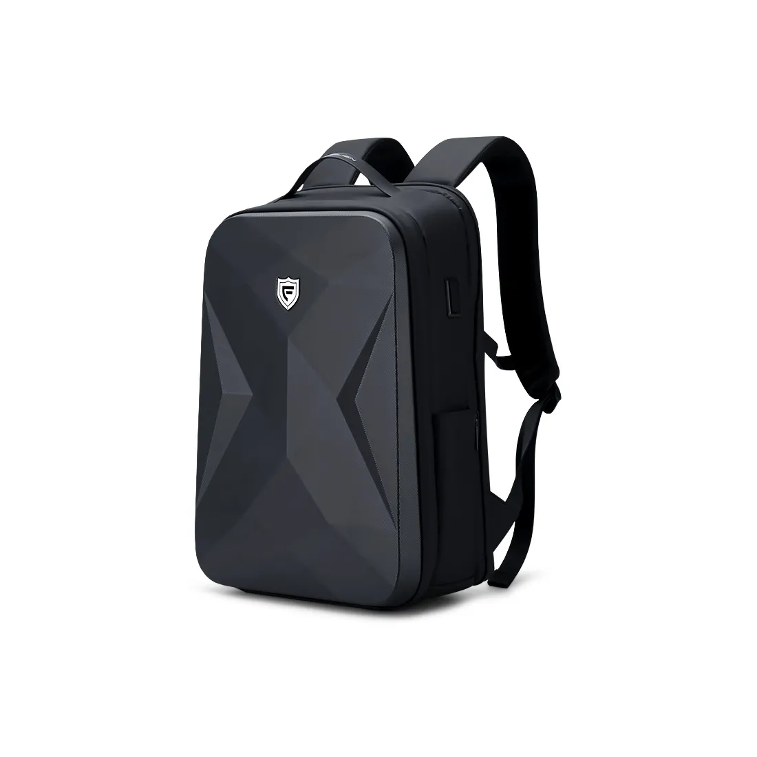 FENRUIEN ABS PC с Оксфордской дорожной сумкой сумка для ноутбука рюкзак большой унисекс черный