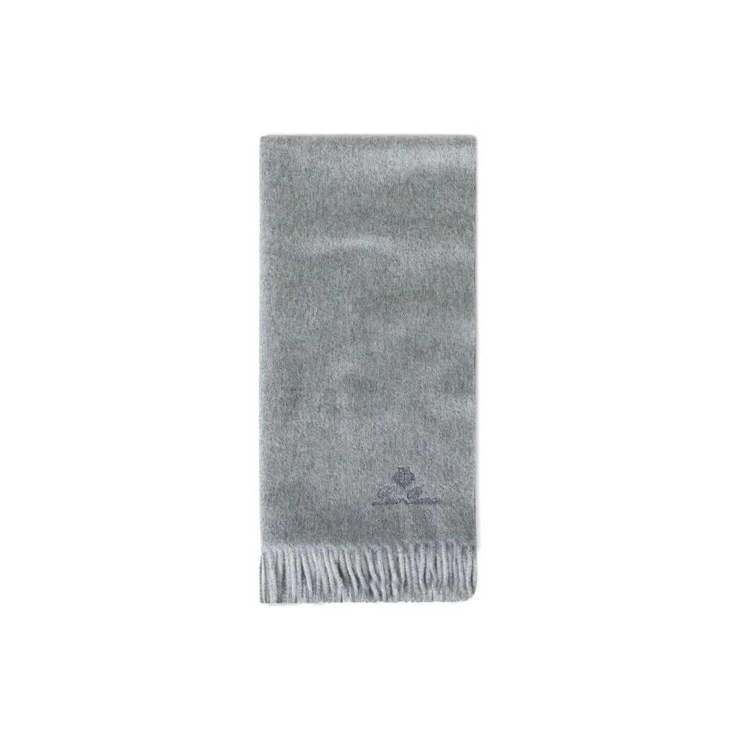 Loro Piana Grande Unita Fringed Edge Scarf