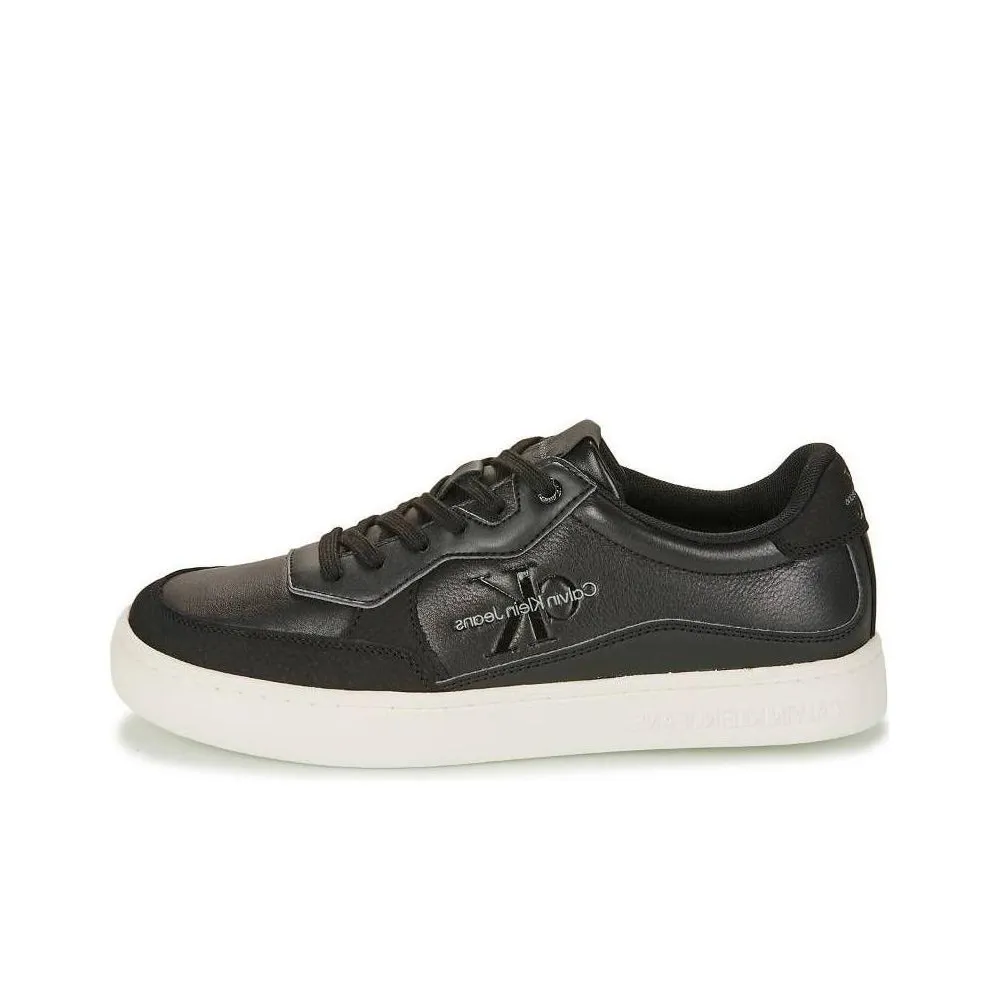 CKJ CALVIN KLEIN JEANS Low Top Skateboard Shoes Men's Black
