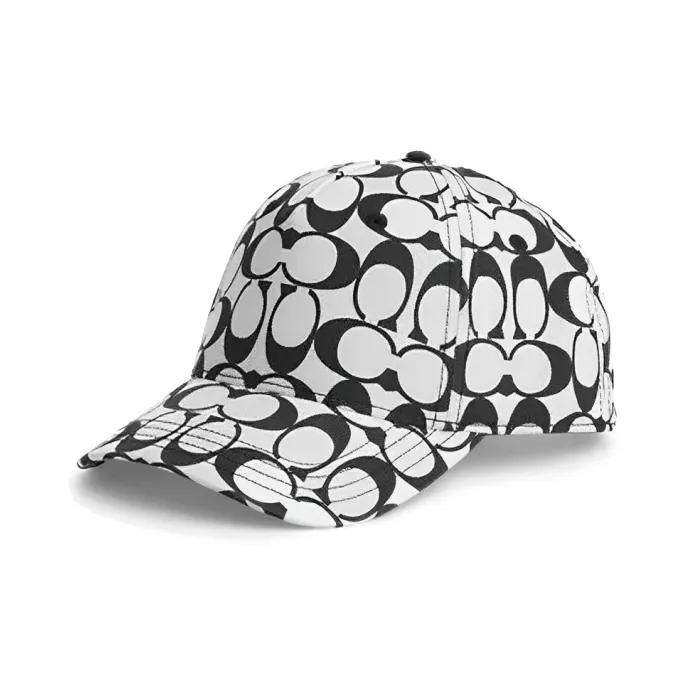 COACH Baseball Caps Men's Black/White