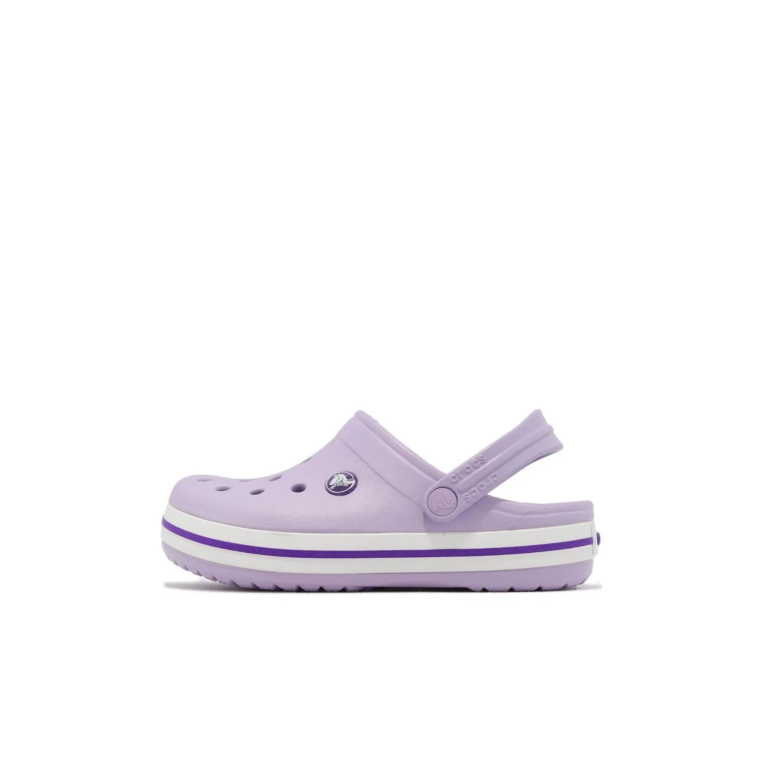 Crocs Crocband Clog K Амортизация Износостойкие Детские Сандалии Фиолетовые Детские