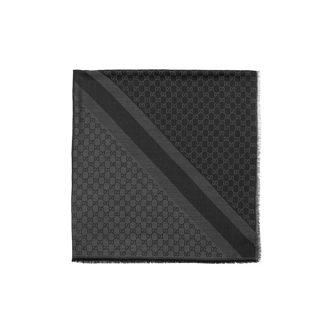 GUCCI Вязаные шарфы Унисекс Темно-серый
