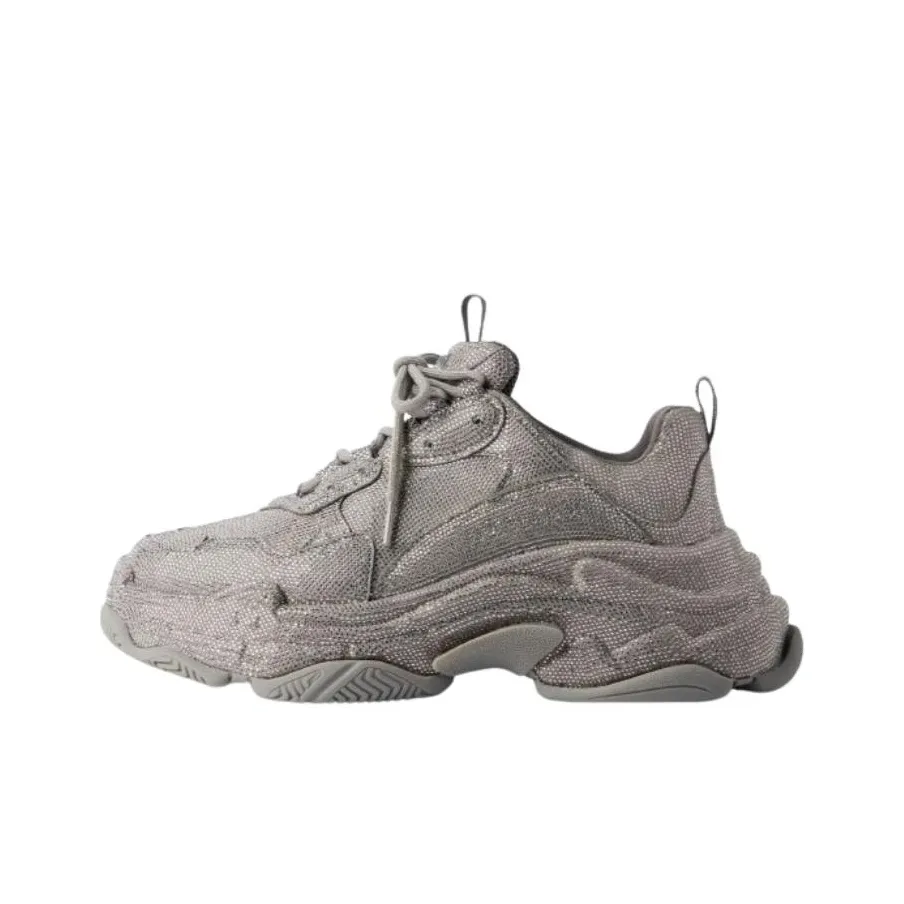 Balenciaga Triple S Dark Grey Rhinstones