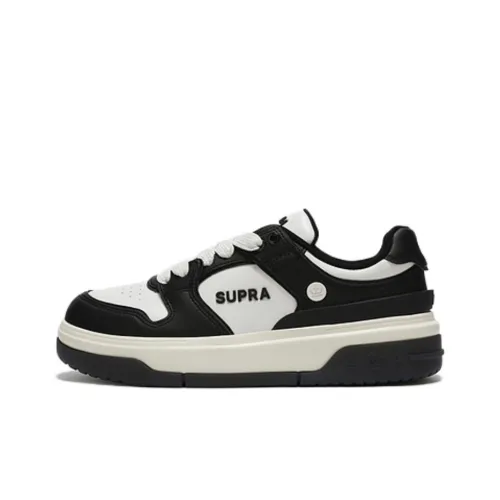 SUPRA Кроссовки для скейтбординга Low Top Черно-белая панда Унисекс