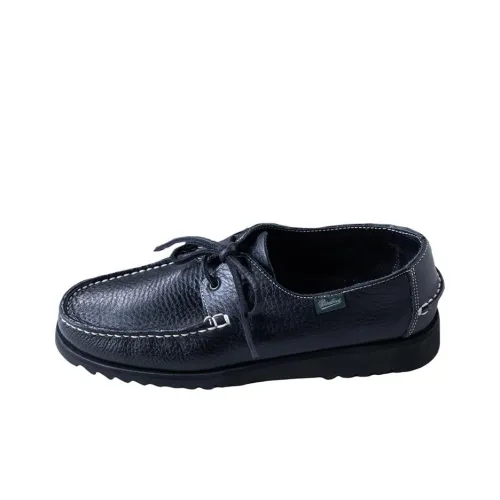 Paraboot Мужские повседневные туфли Low Top Черные для мужчин