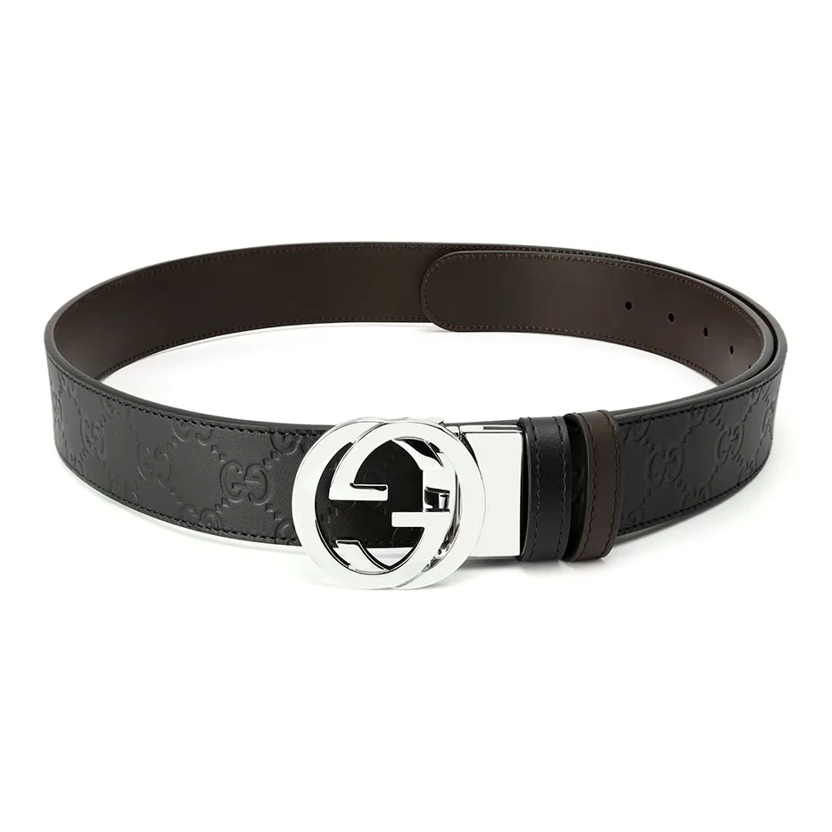GUCCI Signature Leather Belts Men