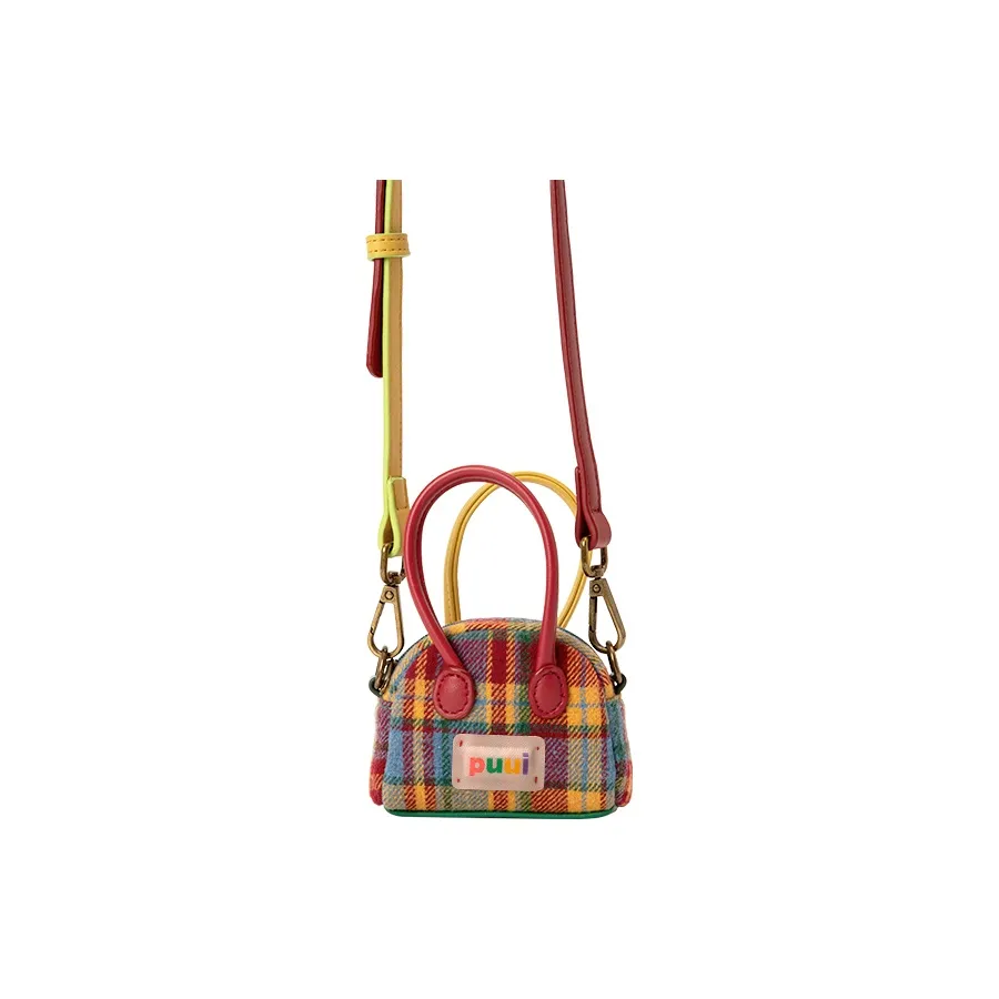 Puui Шерстяная сумка через плечо сумка для ноутбука чехол для наушников мини женский красный желтый
