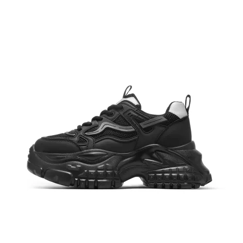 C°BANNER Толстоподошвенные кроссовки Low Top Черные Женские