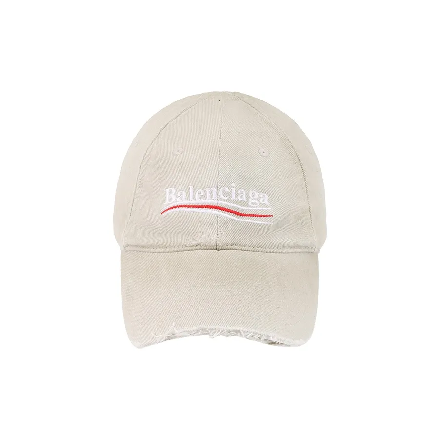 Balenciaga Хлопок Кепки Мужские Бежевые