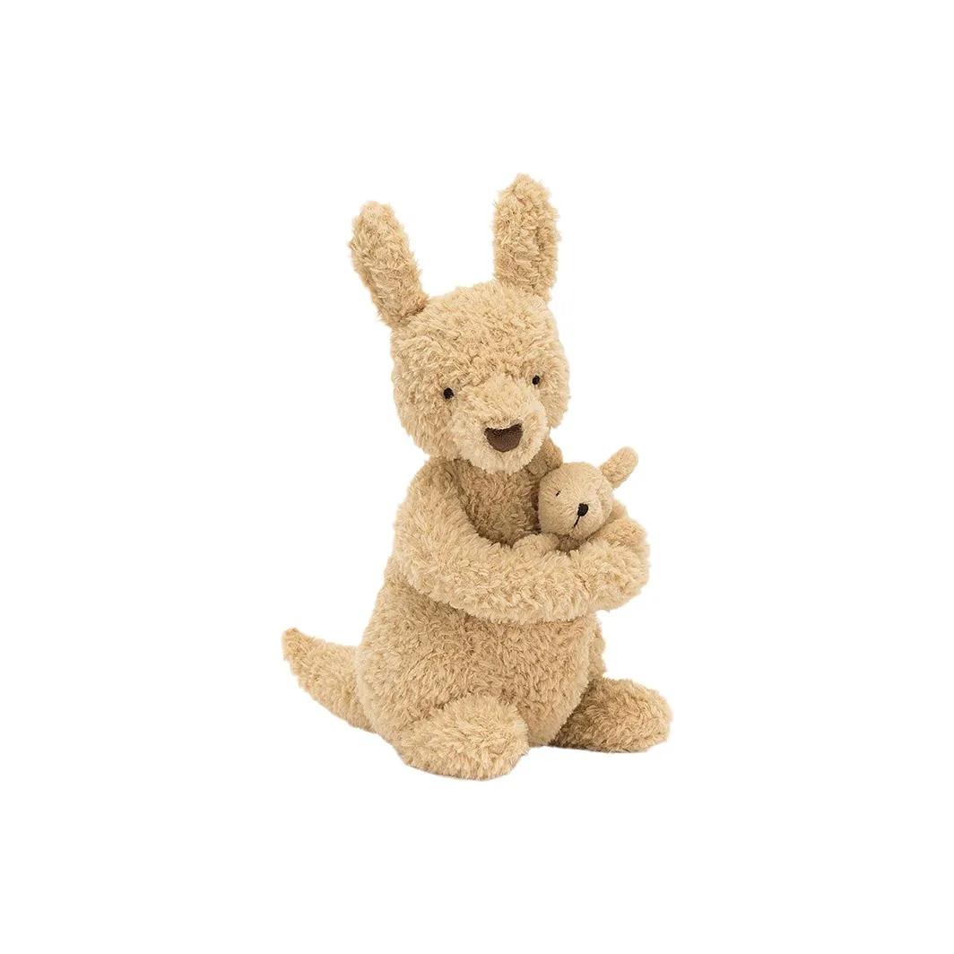 JELLYCAT Jungle Animal Collection Crowded Kangaroo Куклы Плюшевая кукла 26 см Высота в сидячем положении