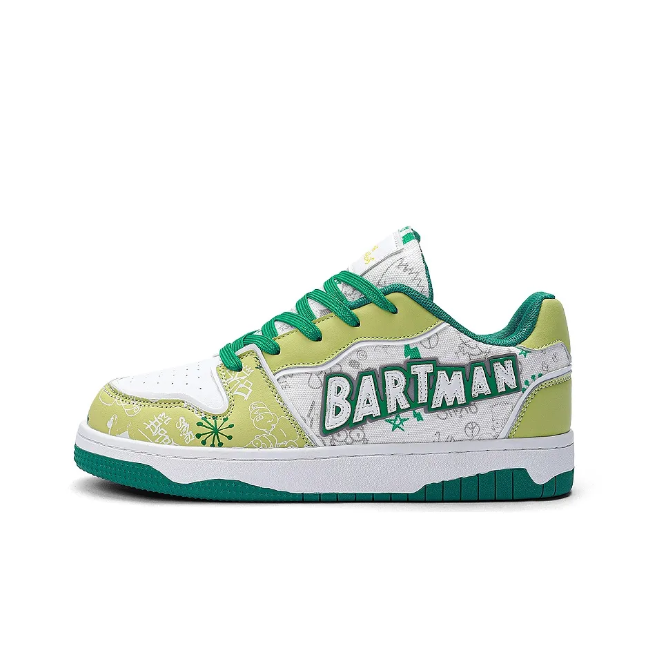 The Simpsons Canvas Shoes Unisex Low Top White And Blue/Beige Apricot/Apple Green/Candy Mandarin Duck/Khaki Gray/Tomato Scrambled Egg/Avocado Green