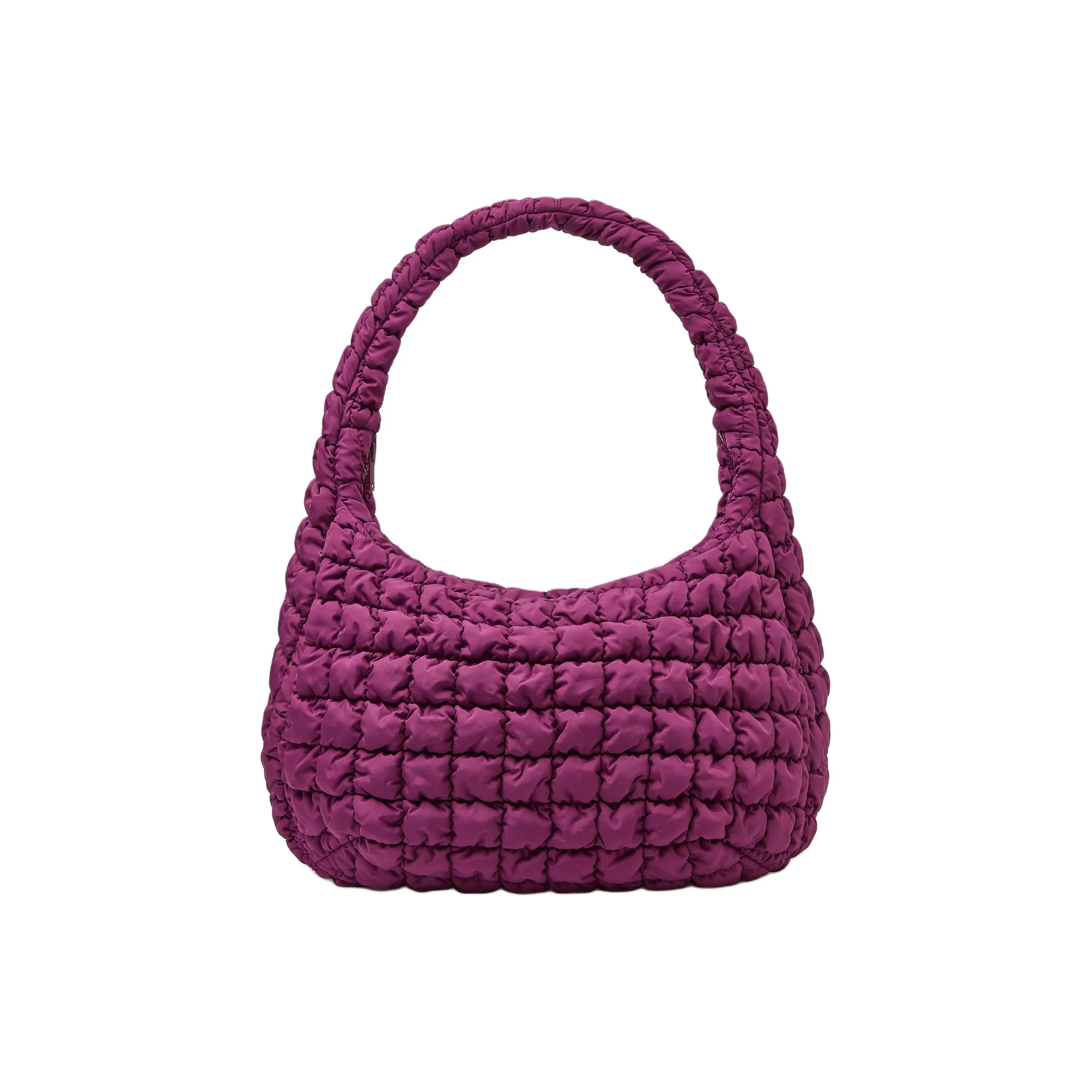 COS Полиэстер Облачная Сумка Портативная Сумка через плечо Сумка на плечо Женская Бургунди