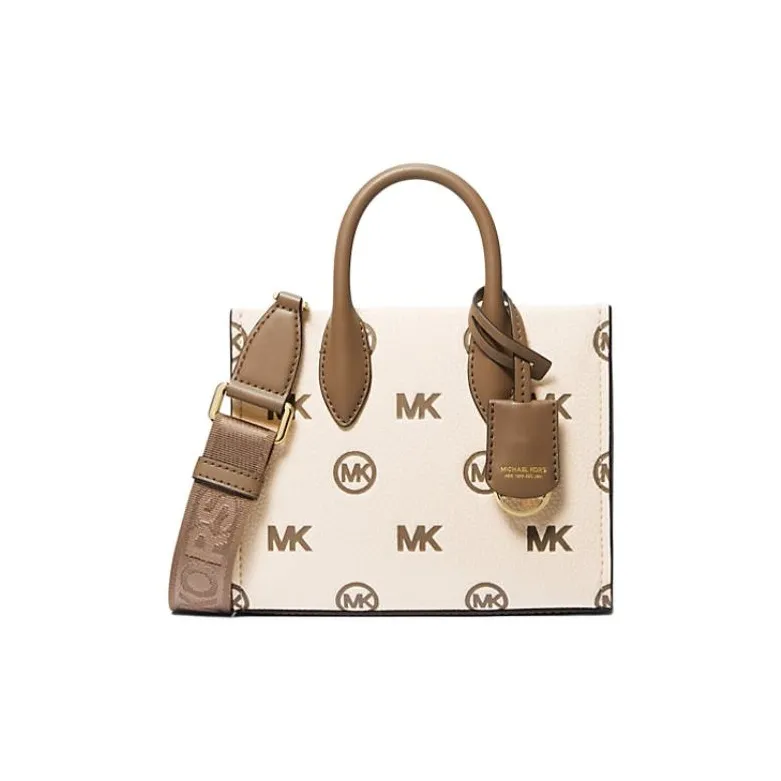 MICHAEL KORS Mirella Polyurethane Tote Bag, Shopping Bag, Handbag, Shoulder Bag, Crossbody Bag Women's Multicolor