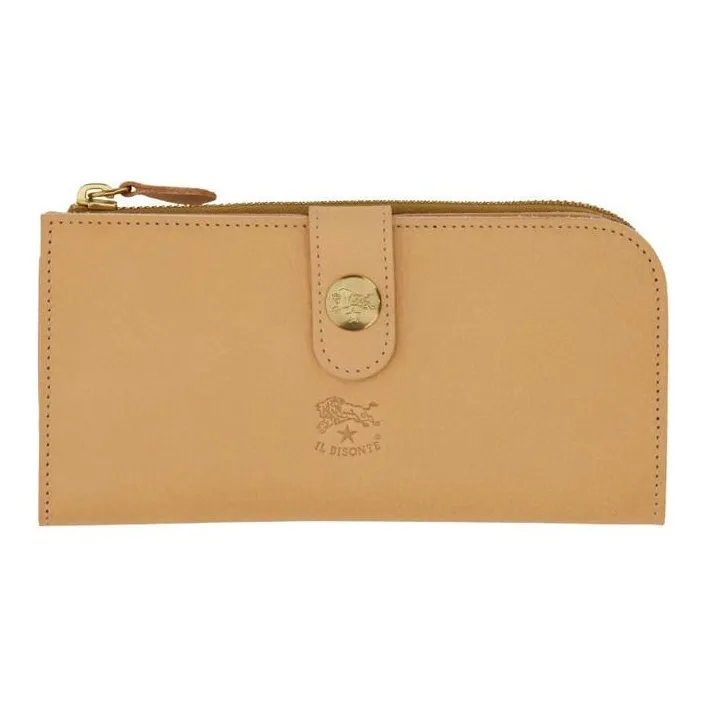 Il Bisonte Leather Wallet Women's Beige