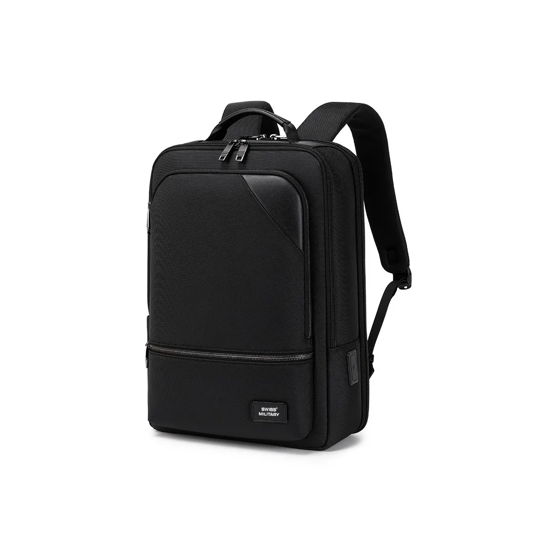 SWISS MILITARY Nylon Backpack Tubas Unisex Black