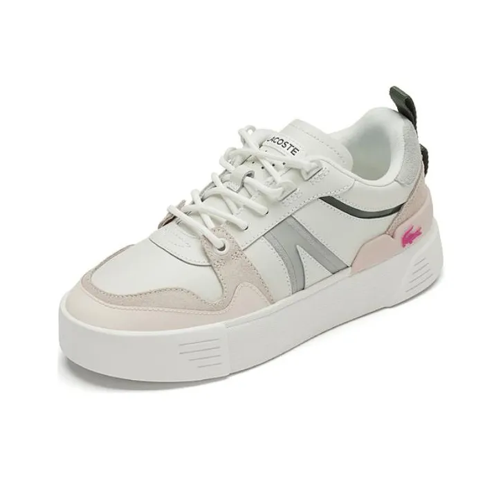 LACOSTE L002 Leather And Mesh Sneakers