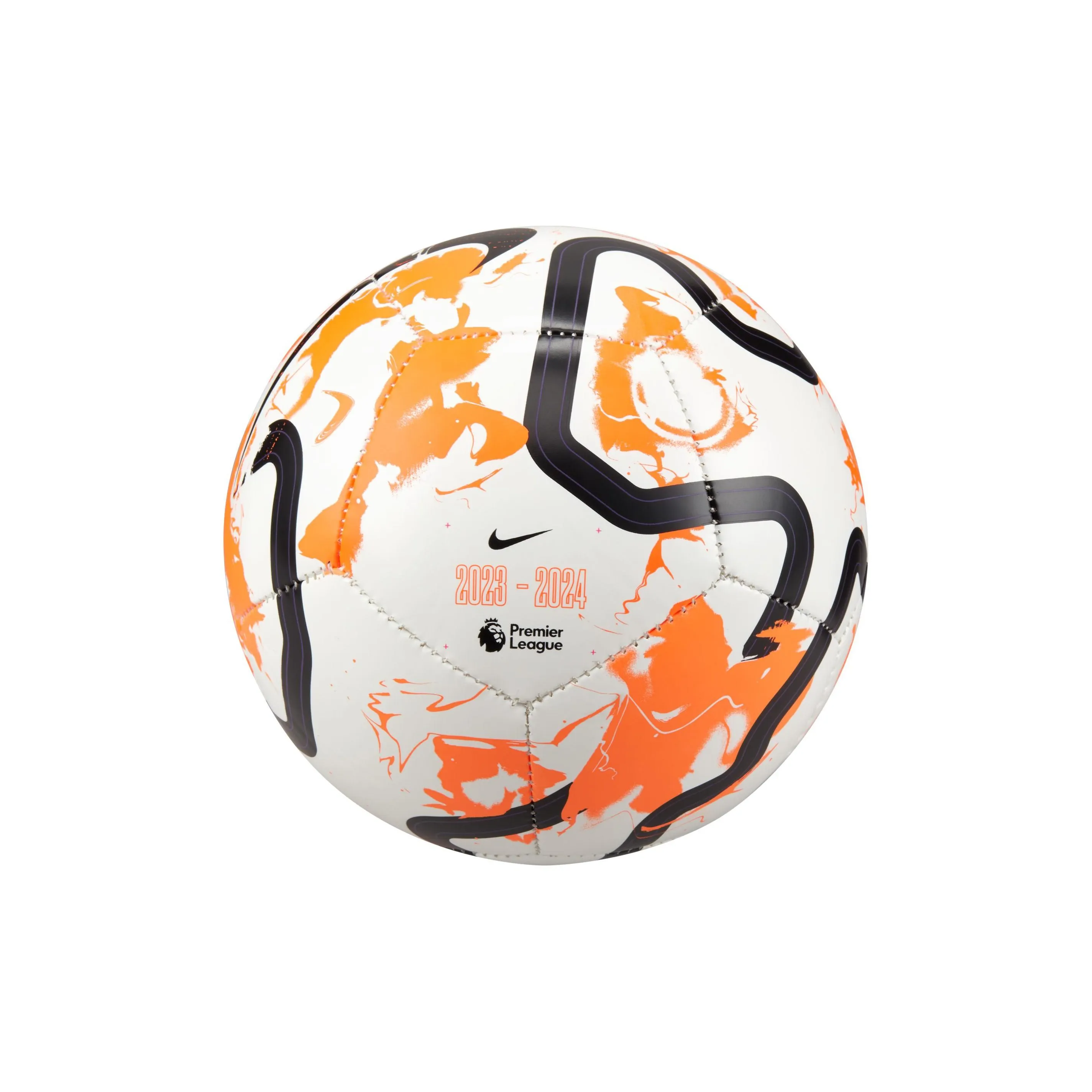 Nike Size 1, Size 2, Size 3, Size 4, Size 5 Soccer Rubber Machine Stitched Soccer Ball Unisex White Dutch Orange Black