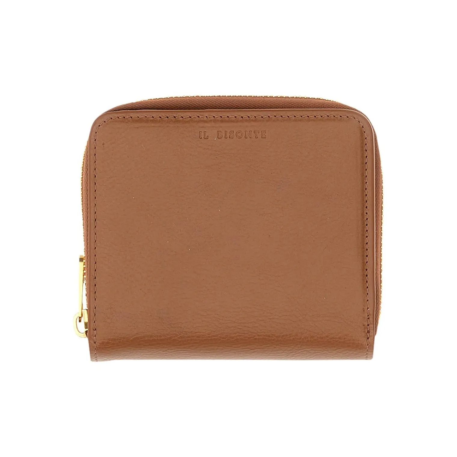 Il Bisonte Logo Embossed Bi Fold Wallet