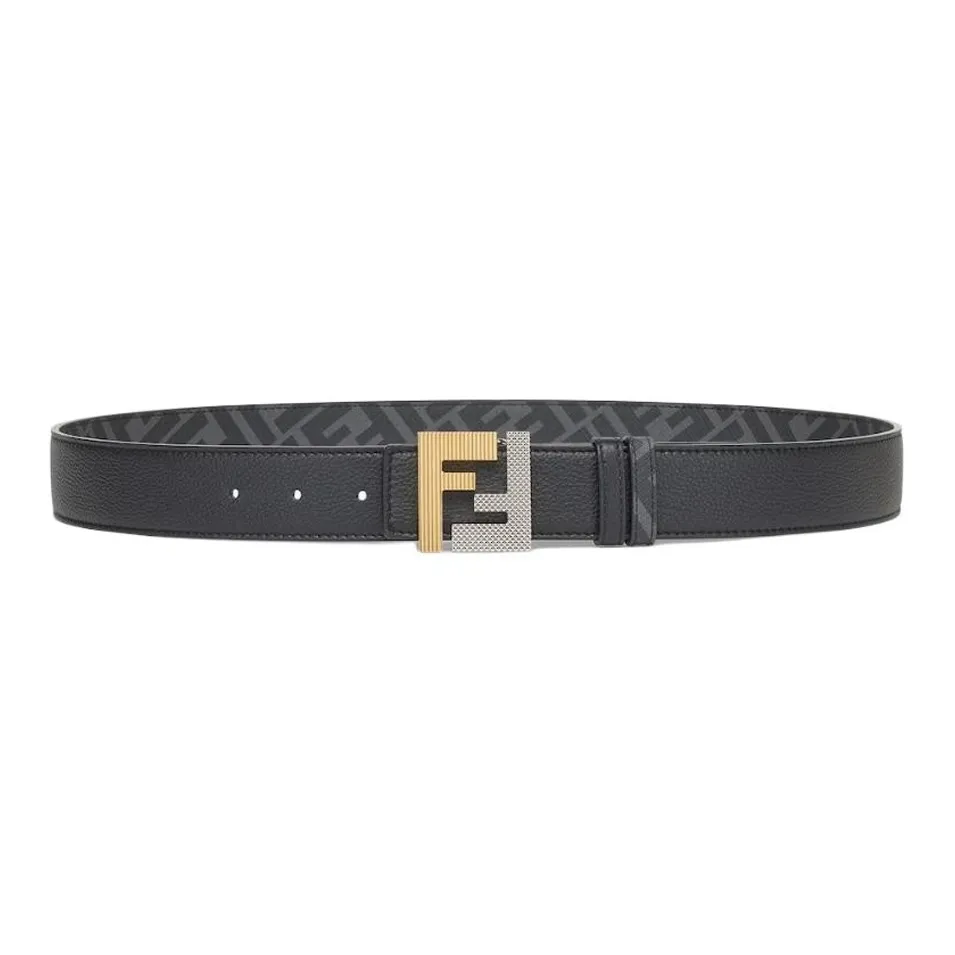 FENDI FF motif Leather Belt