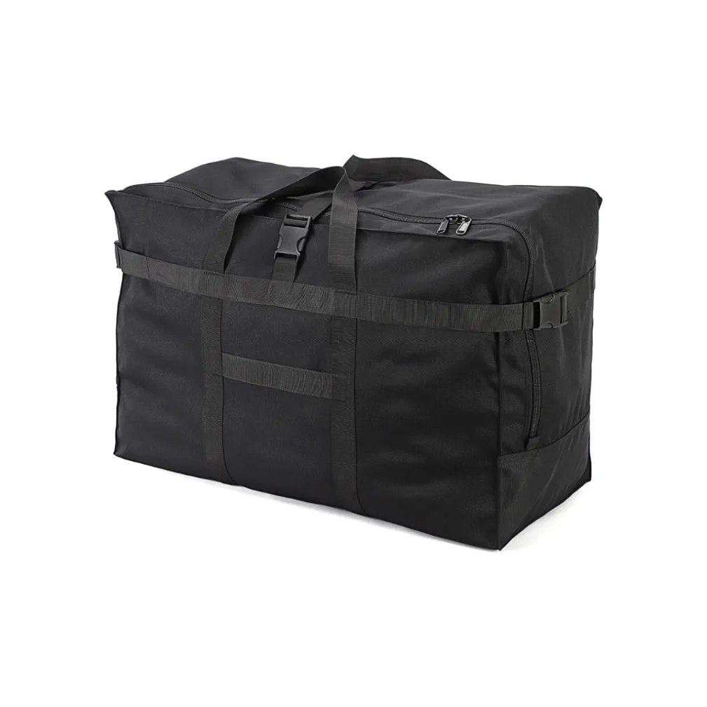 TINYAT Polyester Travel Bag Large Size Unisex Black/White/Gray