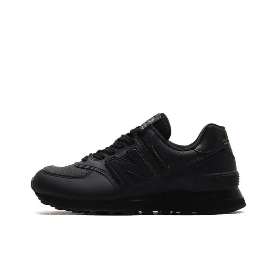 New Balance NB 574 Low Топ Беговые кроссовки Женские Чисто черный